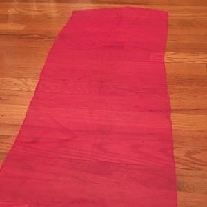 Vintage Pink Silk long made in Japan Sheer Scarf